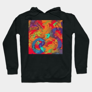 Abstract Dragon Hoodie